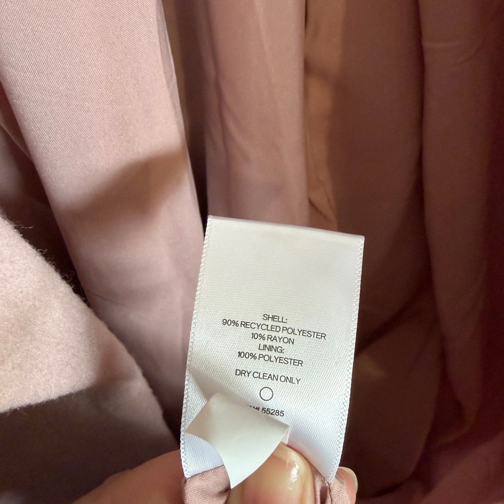 Express Pink Trench Coat - Picture 6 of 7